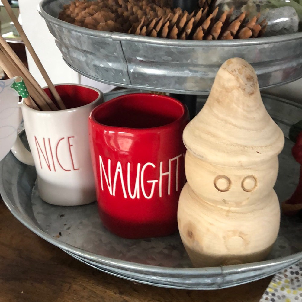 Rae Dunn mug Naughty Nice Christmas mug - Picture 4 of 4